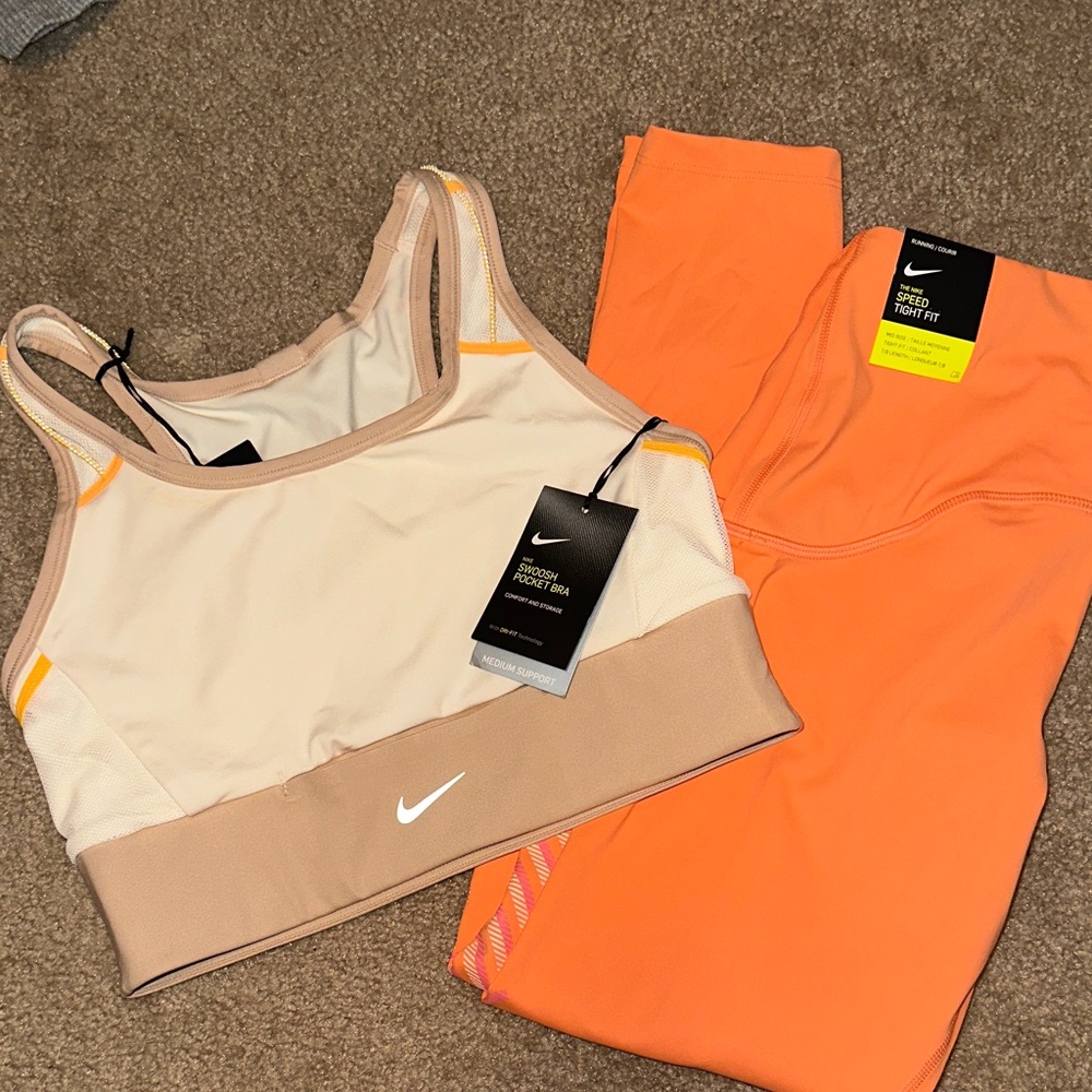 Nike Top & Leggings Set Size Medium